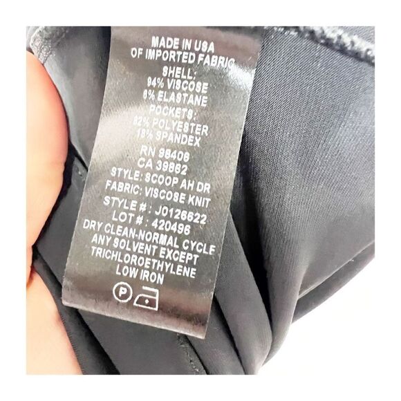 Theory Maxi Dress Womens Sleeveless Stretch Tie Was it Black Ladies Small - Picture 4 of 6